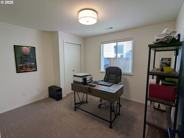 250 W 13th St, Lafayette, OR 97127 - carpeted office with a textured ceiling and baseboards