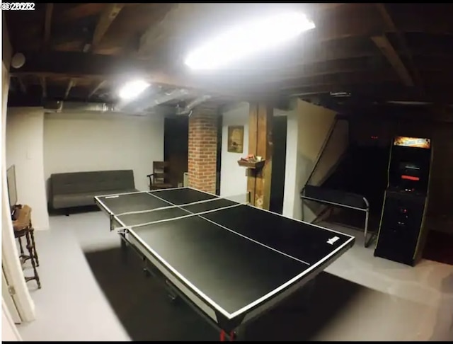 view of game room