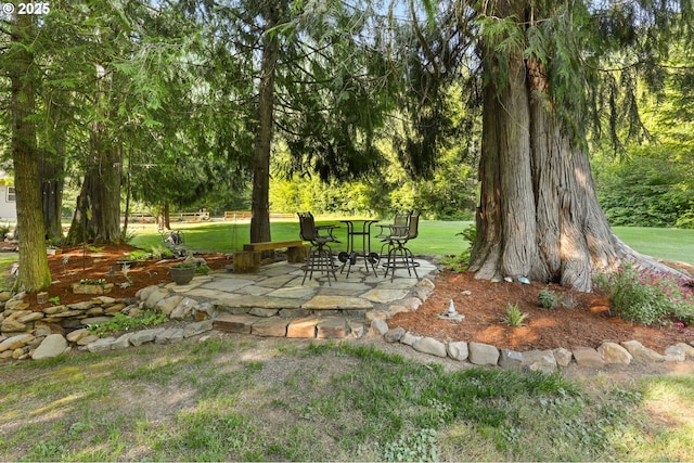 39100 SE Tumala Mountain Rd, Estacada, OR 97023 - view of grassy yard with a patio