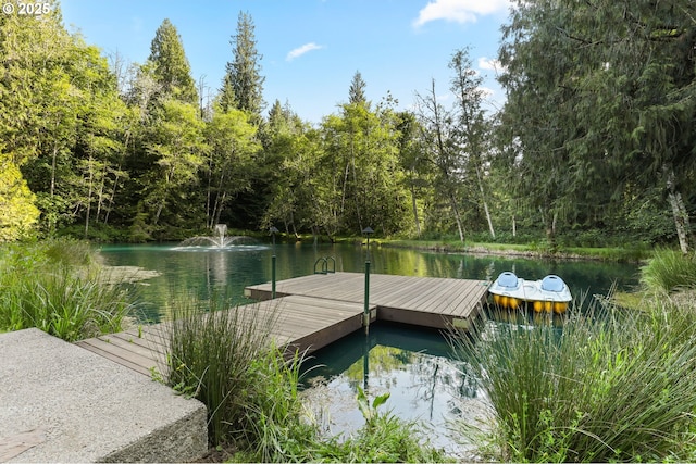 39100 SE Tumala Mountain Rd, Estacada, OR 97023 - dock featuring a water view and a forest view