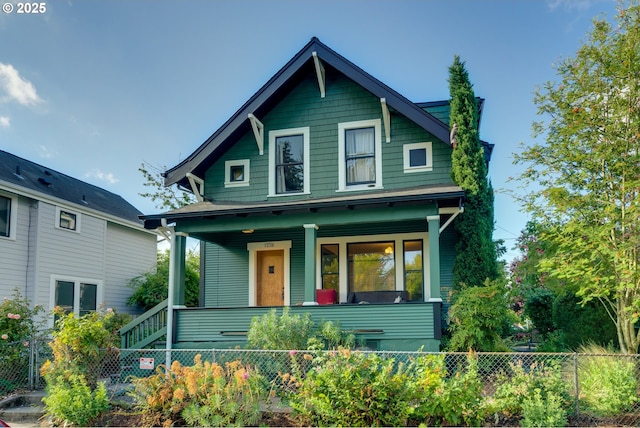 1236 N Emerson St, Portland, OR 97217 - view of front of home featuring covered porch