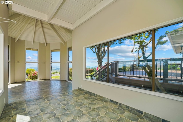 3794 E Nanitch Cir S, Salem, OR 97306 - unfurnished sunroom featuring stone finish floors and plenty of natural light