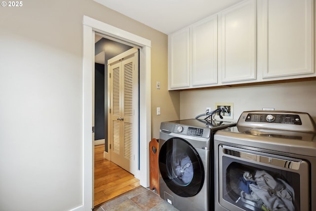 152 Palos Verdes, White Salmon, WA 98672 - washroom featuring washer and dryer and cabinet space