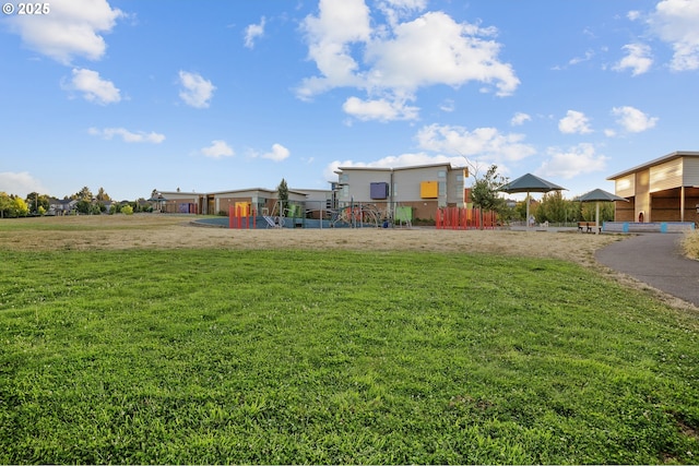 view of yard with playground community