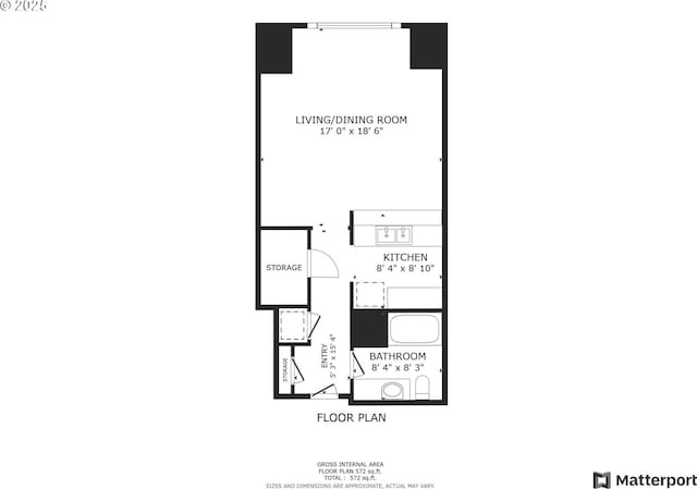 1125 NW 9th Ave Unit 427, Portland, OR 97209 - view of home floor plan
