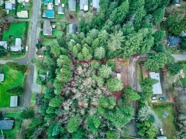 487 Montgomery Ave, Glendale, OR 97442 - aerial view of property's location with property parcel outlined