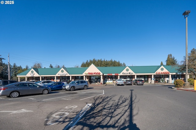 view of car parking