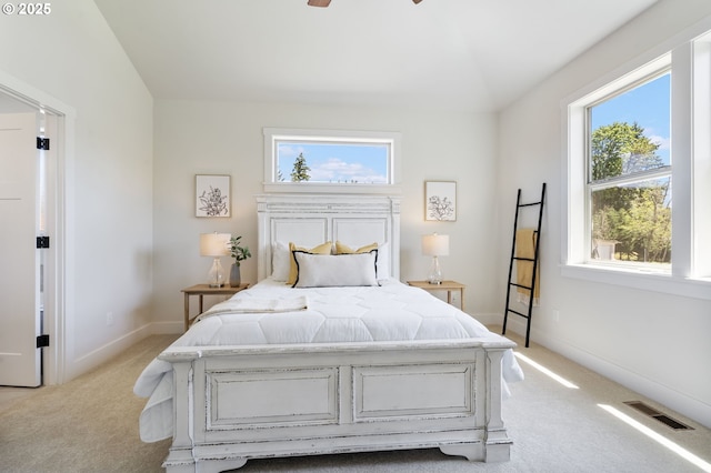 31870 SE Grace St, Gresham, OR 97080 - bedroom featuring light carpet and vaulted ceiling