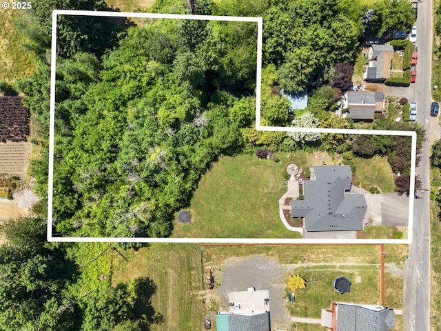 31870 SE Grace St, Gresham, OR 97080 - aerial view of property's location featuring property boundaries highlighted