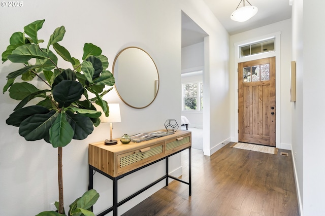 31870 SE Grace St, Gresham, OR 97080 - entryway featuring wood finished floors and baseboards
