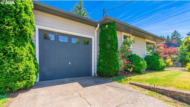 exterior space with driveway