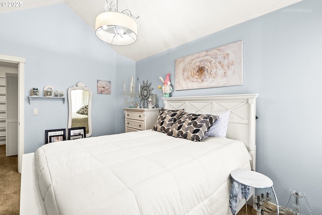7869 NE Rockne Way, Hillsboro, OR 97006 - bedroom with carpet flooring and high vaulted ceiling