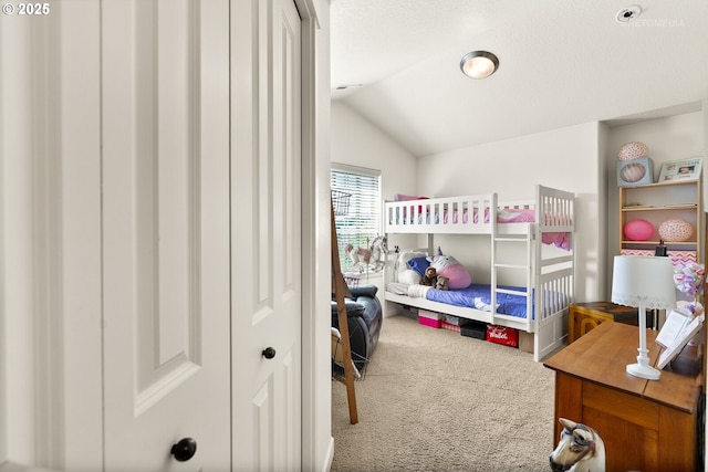 7869 NE Rockne Way, Hillsboro, OR 97006 - bedroom with carpet and vaulted ceiling