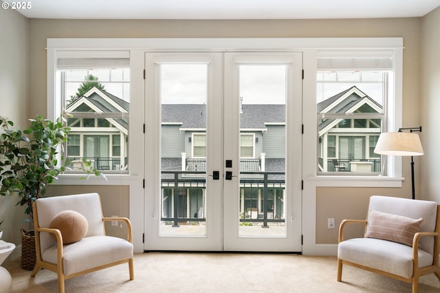 3935 NW 75th Ave, Camas, WA 98607 - entryway with carpet and french doors