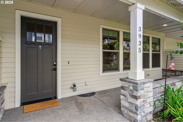 3935 NW 75th Ave, Camas, WA 98607 - doorway to property with covered porch