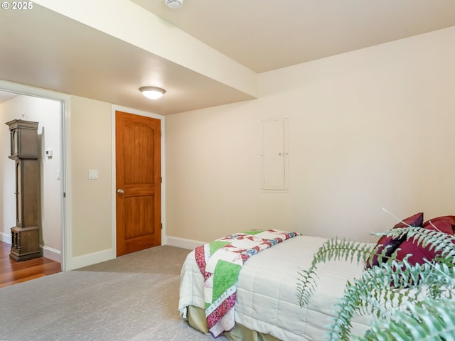 15700 SW Division St, Beaverton, OR 97007 - bedroom featuring baseboards and electric panel