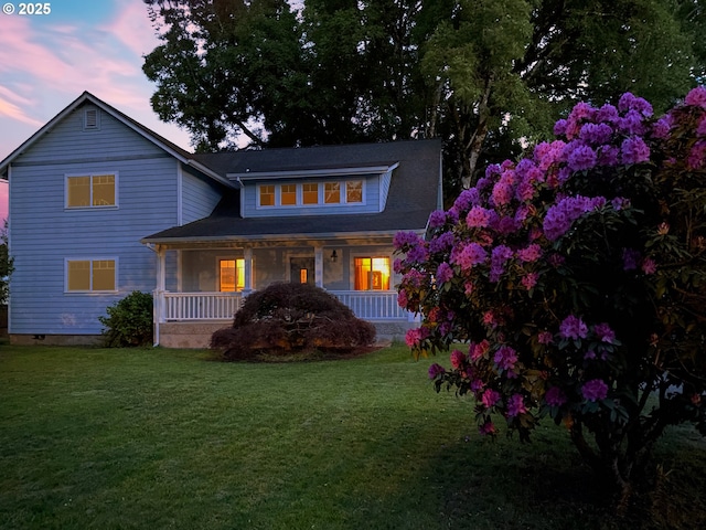 15700 SW Division St, Beaverton, OR 97007 - view of front of house featuring a porch and a yard