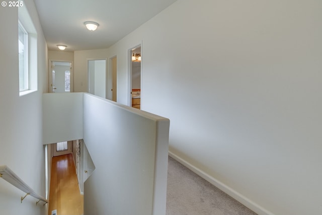 4338 NE 76th Ave, Portland, OR 97218 - hallway featuring an upstairs landing