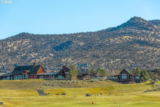 view of mountain feature