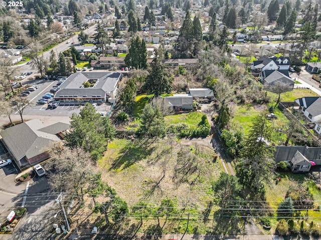 bird's eye view featuring a residential view