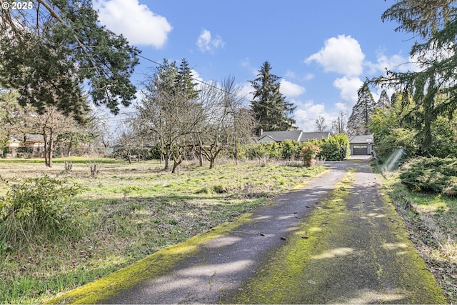 view of road featuring driveway