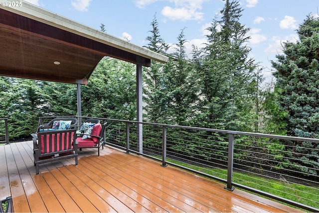3303 NE 141st St, Vancouver, WA 98686 - wooden terrace with an outdoor living space