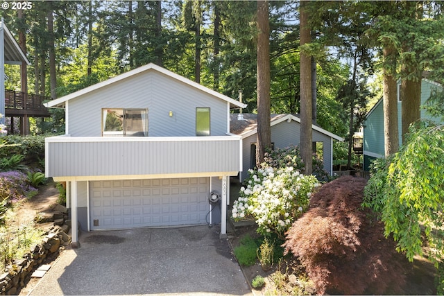 19683 Sun Cir, West Linn, OR 97068 - view of front of home with an attached garage and driveway