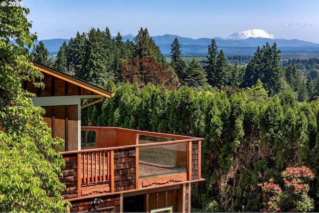 32813 NW Peak Rd, Scappoose, OR 97056 - view of mountain background with a heavily wooded area