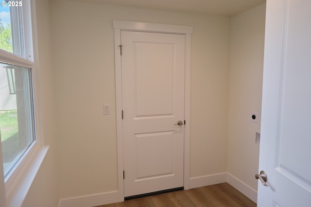 46412 Lyons Mill City Dr, Lyons, OR 97358 - interior space with wood finished floors and baseboards
