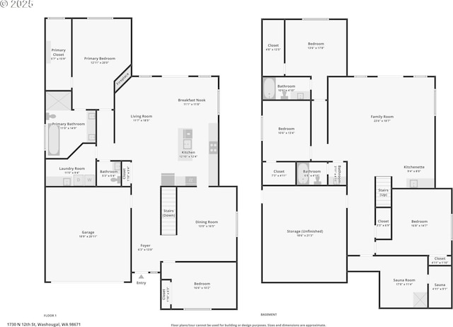 1730 N 12th St, Washougal, WA 98671 - room layout