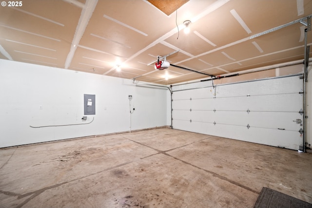 1602 NE 16th Ct, Battle Ground, WA 98604 - garage with a garage door opener and electric panel