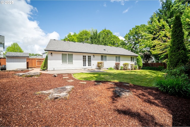 1602 NE 16th Ct, Battle Ground, WA 98604 - back of house featuring french doors and a patio area