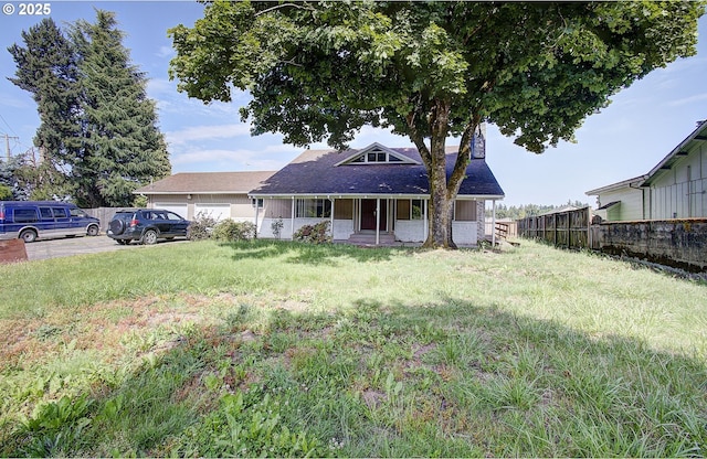 8400 Cason Rd, Gladstone, OR 97027 - view of front of house featuring a garage, a porch, and a chimney