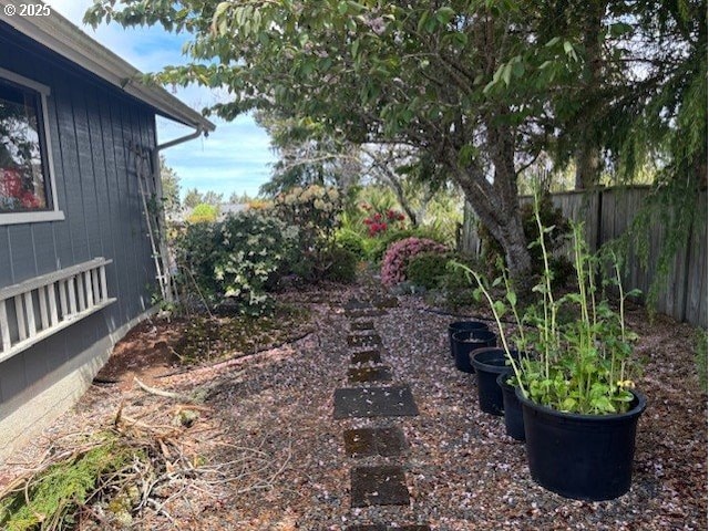 2640 Virginia Ave, North Bend, OR 97459 - view of yard with fence