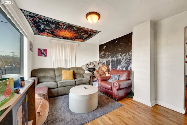 1648 Augusta St, Eugene, OR 97403 - living room with wood finished floors and baseboards