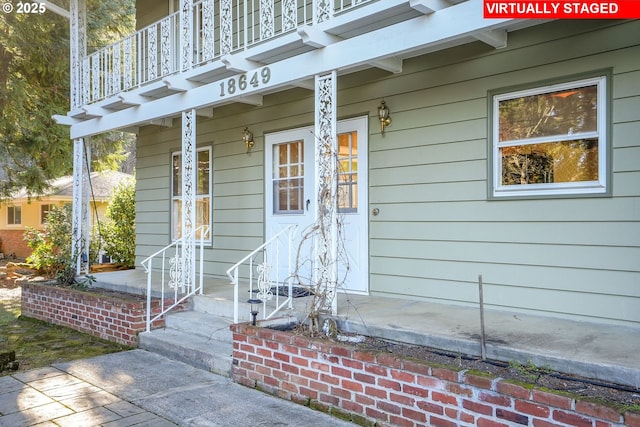 view of entrance to property