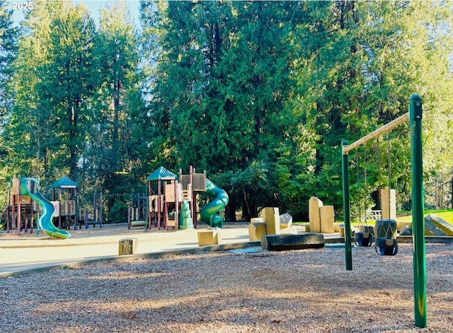 view of communal playground