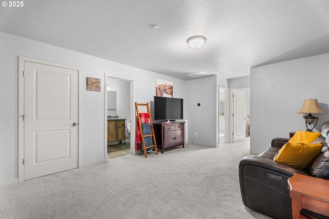 125 N 44th Pl, Ridgefield, WA 98642 - living area with carpet floors and a textured ceiling