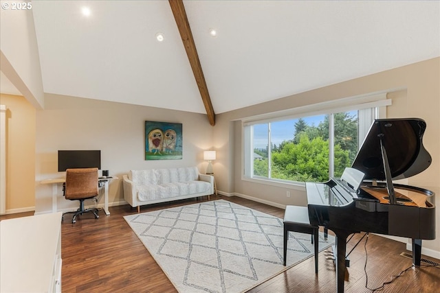 8311 Greenann Ct, Gladstone, OR 97027 - bedroom featuring an office area and dark wood finished floors