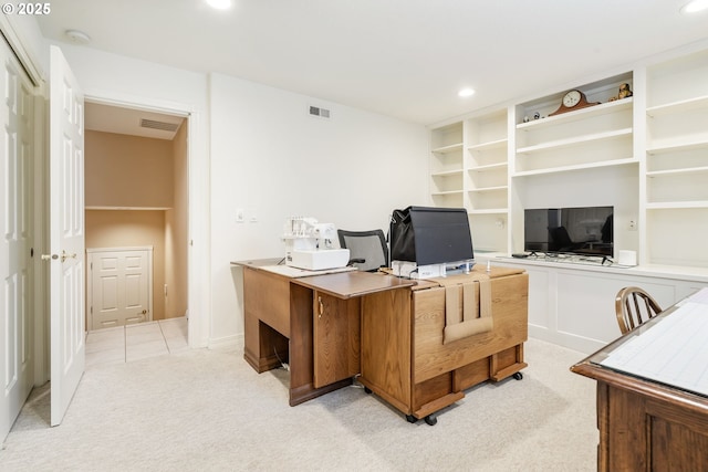 12345 SE Wagner St, Happy Valley, OR 97086 - office area with light carpet and recessed lighting
