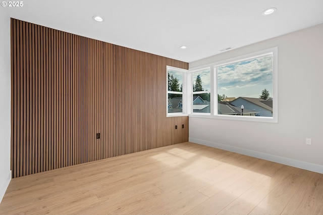 6803 NW 24th Ct, Vancouver, WA 98665 - unfurnished room with wood finished floors and recessed lighting