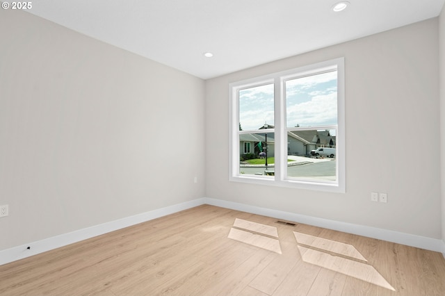 6803 NW 24th Ct, Vancouver, WA 98665 - unfurnished room with wood finished floors and recessed lighting