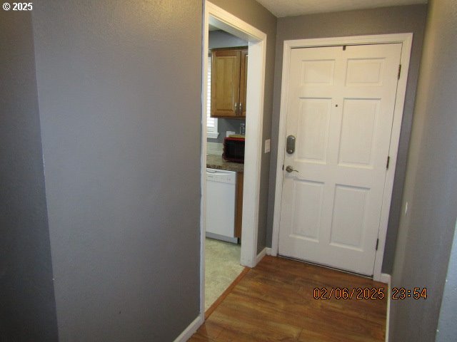 interior space featuring hardwood / wood-style flooring