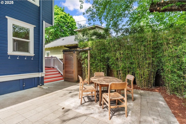 view of patio / terrace with outdoor dining space