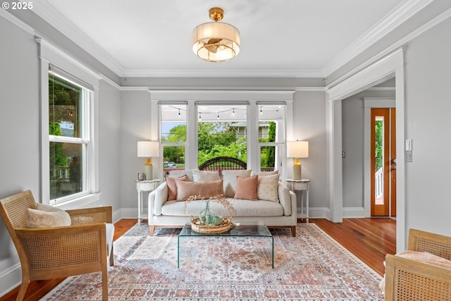 sunroom featuring healthy amount of natural light