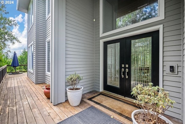 8427 NW Timber Ridge Ct, Portland, OR 97229 - property entrance with french doors
