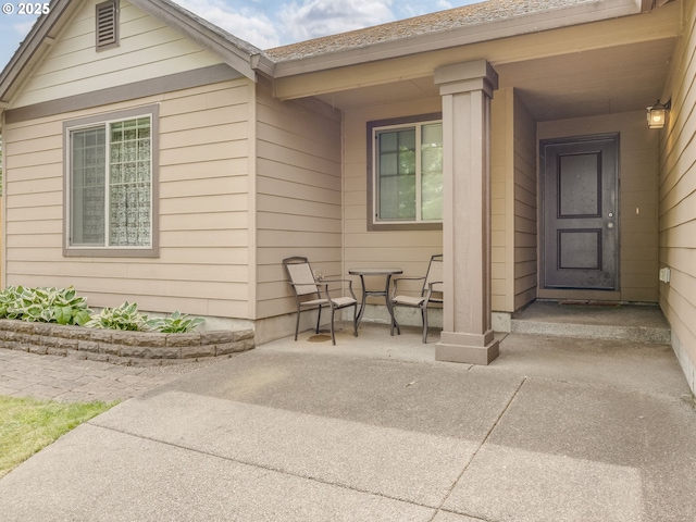 3190 Lily Ln, Mcminnville, OR 97128 - view of exterior entry with a patio area