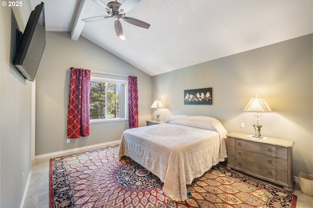 8985 Chinook Ln, Manzanita, OR 97130 - bedroom with baseboards and ceiling fan