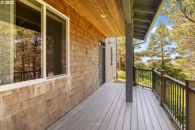 8985 Chinook Ln, Manzanita, OR 97130 - view of wooden terrace