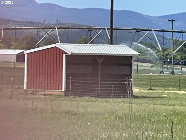 24291 SW Rogers Rd, Sheridan, OR 97378 - view of outdoor structure with a mountain view